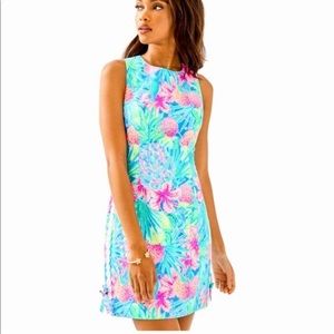 Worn two times, Lilly Pulitzer Mila stretch shift swizzle in size 4